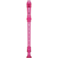Yamaha Recorders Yamaha YRS-20 Soprano Translucent Recorder with Baroque Fingering-Pink