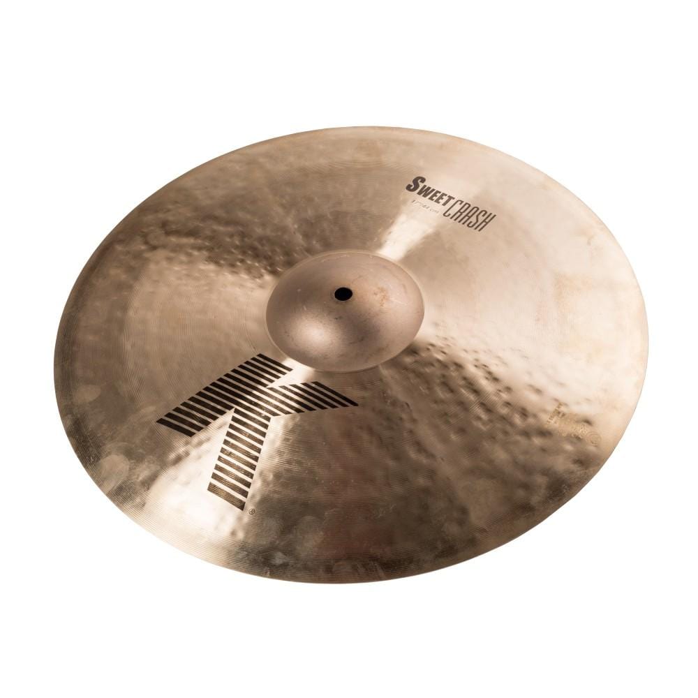 zildjian crash cymbals zildjian k0703 k sweet crash cymbal - 17 inch