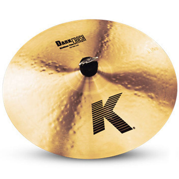 zildjian crash cymbals zildjian k0913 16inch k dark medium thin crash cymbal