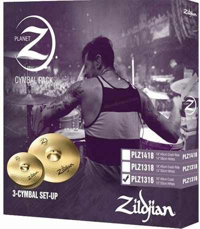 Zildjian Cymbal Packs Zildjian PlanetZ PLZ1316 Cymbal Set