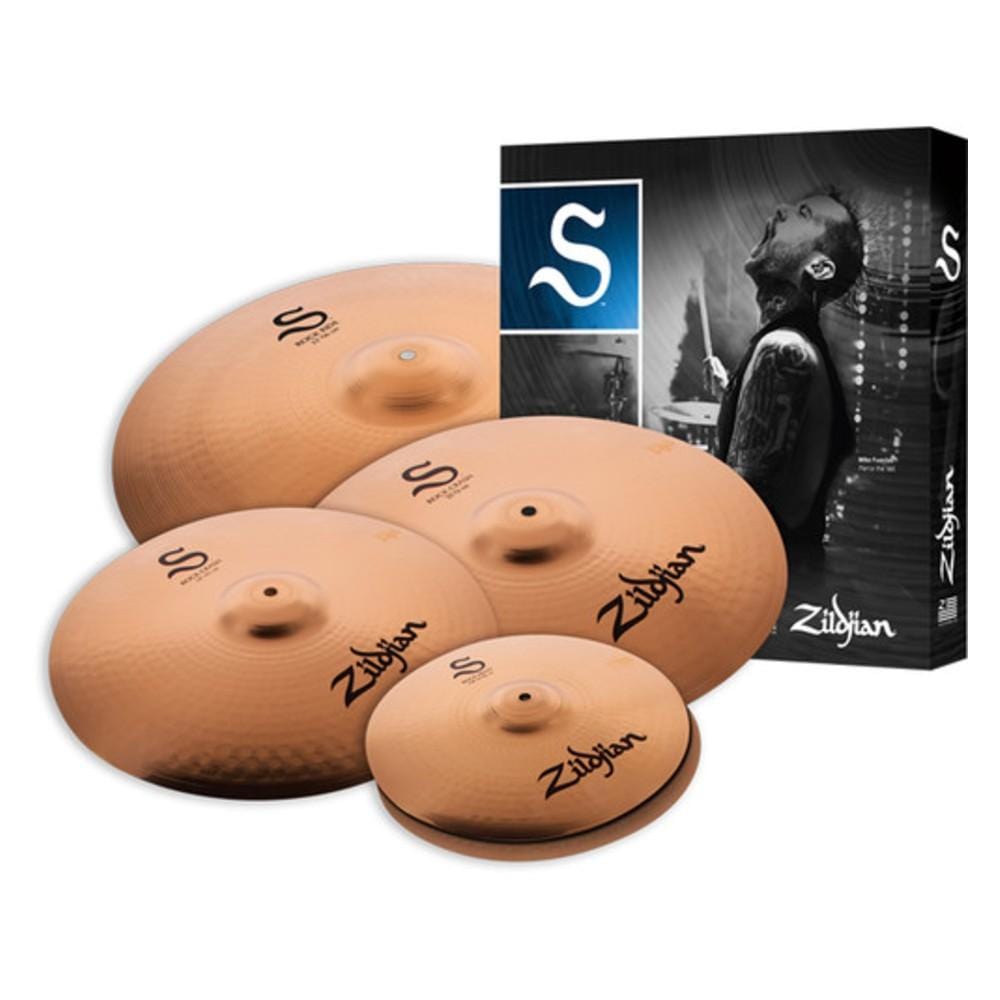 zildjian cymbal packs zildjian srockxl s series rock 4-piece cymbal set