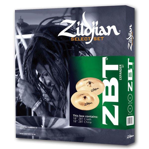 zildjian cymbal packs zildjian zbt expander pack zbte2p (18inch china + 18inch medium crash)