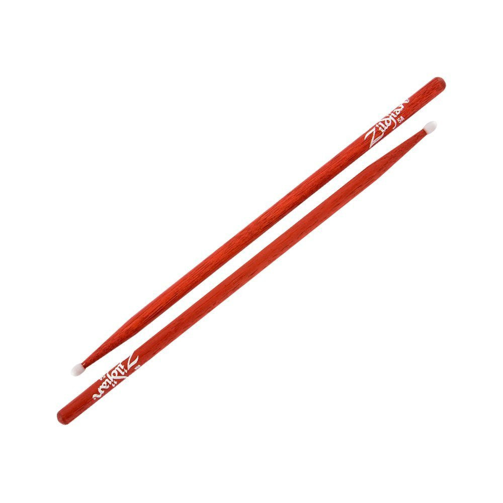 zildjian drumsticks zildjian 5a nylon red drumsticks