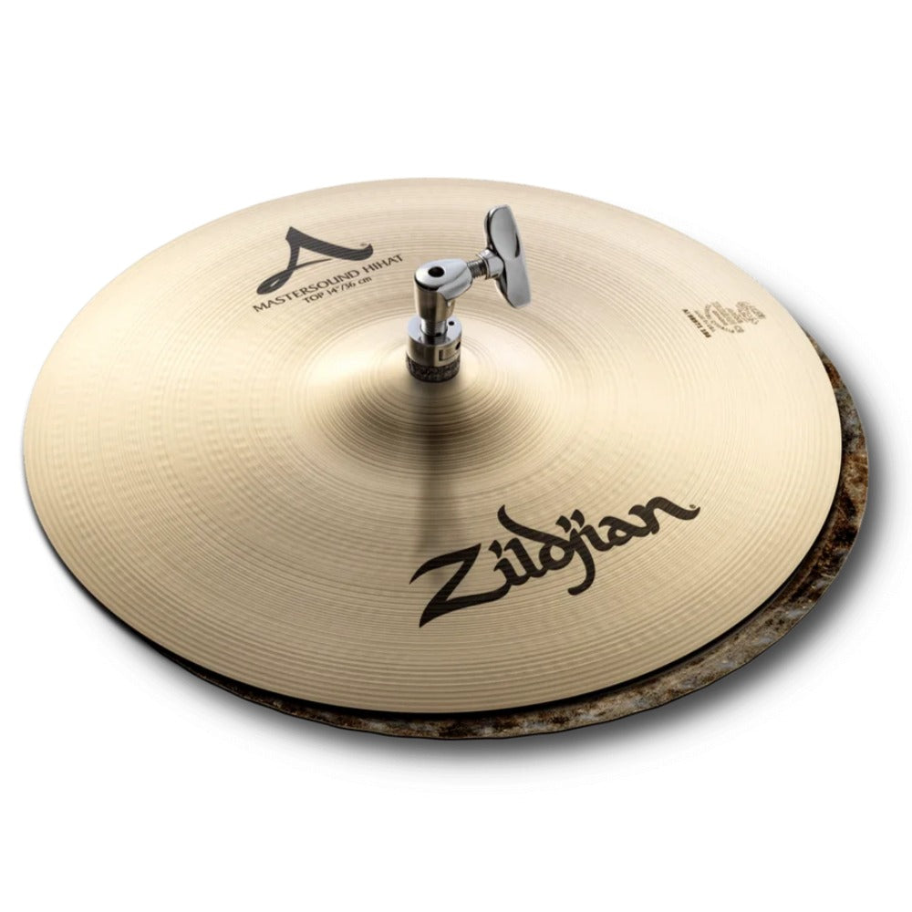 Zildjian Hi Hat Cymbals Zildjian A0123 A Series Mastersound 14-Inch Hi-Hat Cymbal