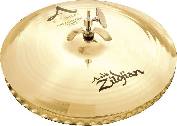 zildjian hi hat cymbals zildjian a20550 a custom mastersound hihat cymbal pair