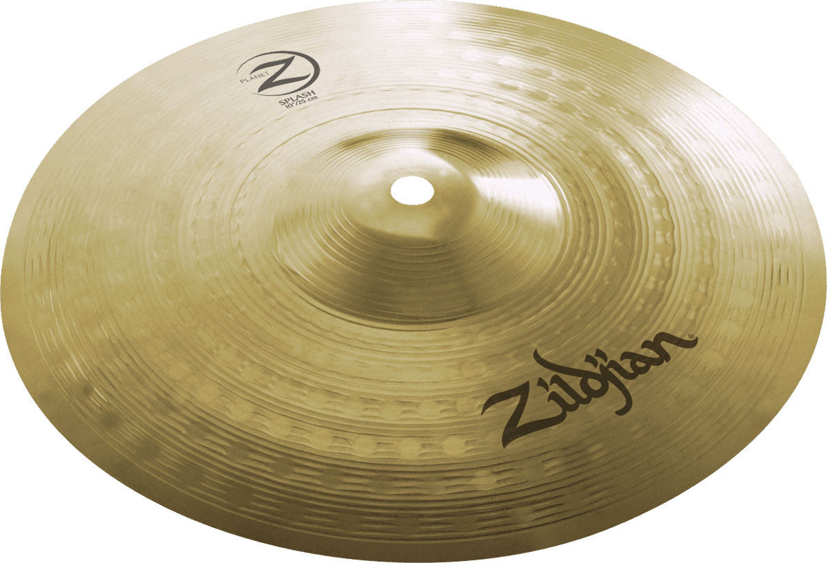 zildjian splash cymbals zildjian plz10s splash cymbal planet z 10inch