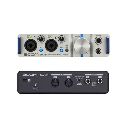 zoom audio interfaces zoom tac-2r thunderbolt audio interface