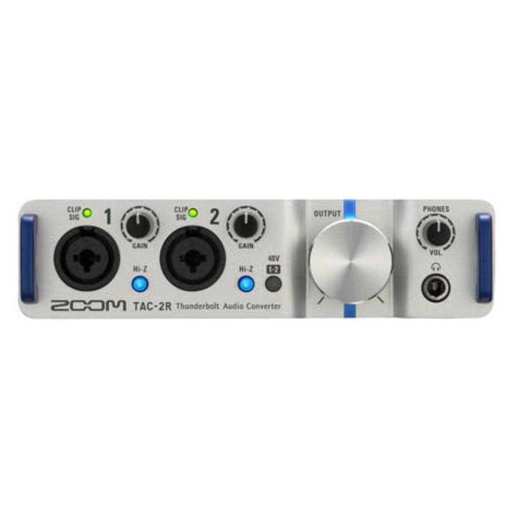 zoom audio interfaces zoom tac-2r thunderbolt audio interface