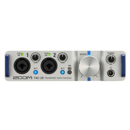 zoom audio interfaces zoom tac-2r thunderbolt audio interface