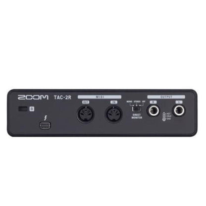 zoom audio interfaces zoom tac-2r thunderbolt audio interface