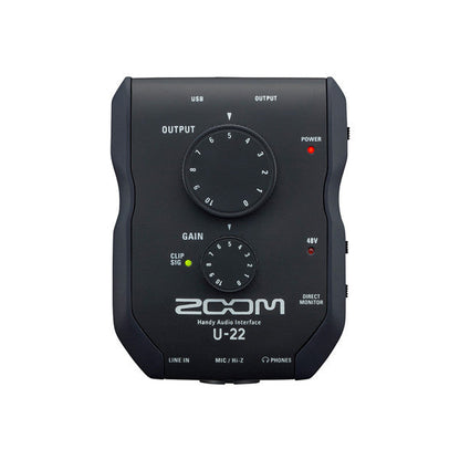 Zoom Audio Interfaces Zoom U-22 Handy Audio Interface - Black