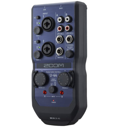 zoom audio interfaces zoom u-44 handy audio interface