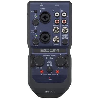 zoom audio interfaces zoom u-44 handy audio interface