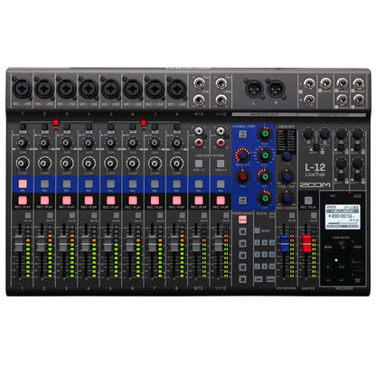 zoom digital mixers zoom l-12 livetrak digital mixer