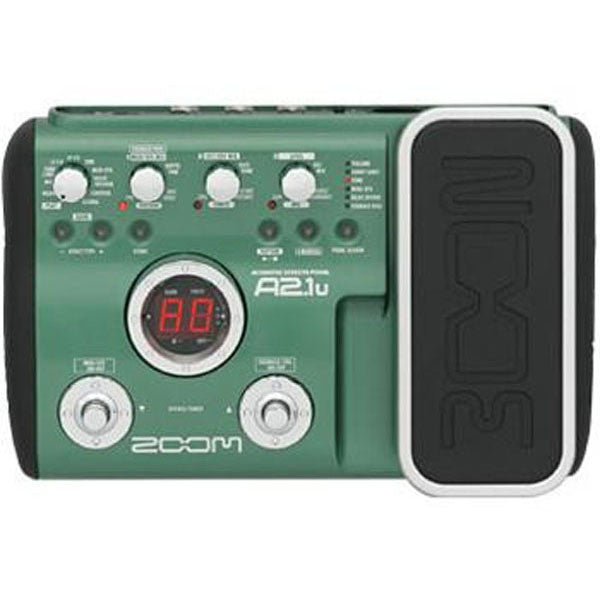 zoom guitar processors zoom a2.1u acoustic guitar effects processor