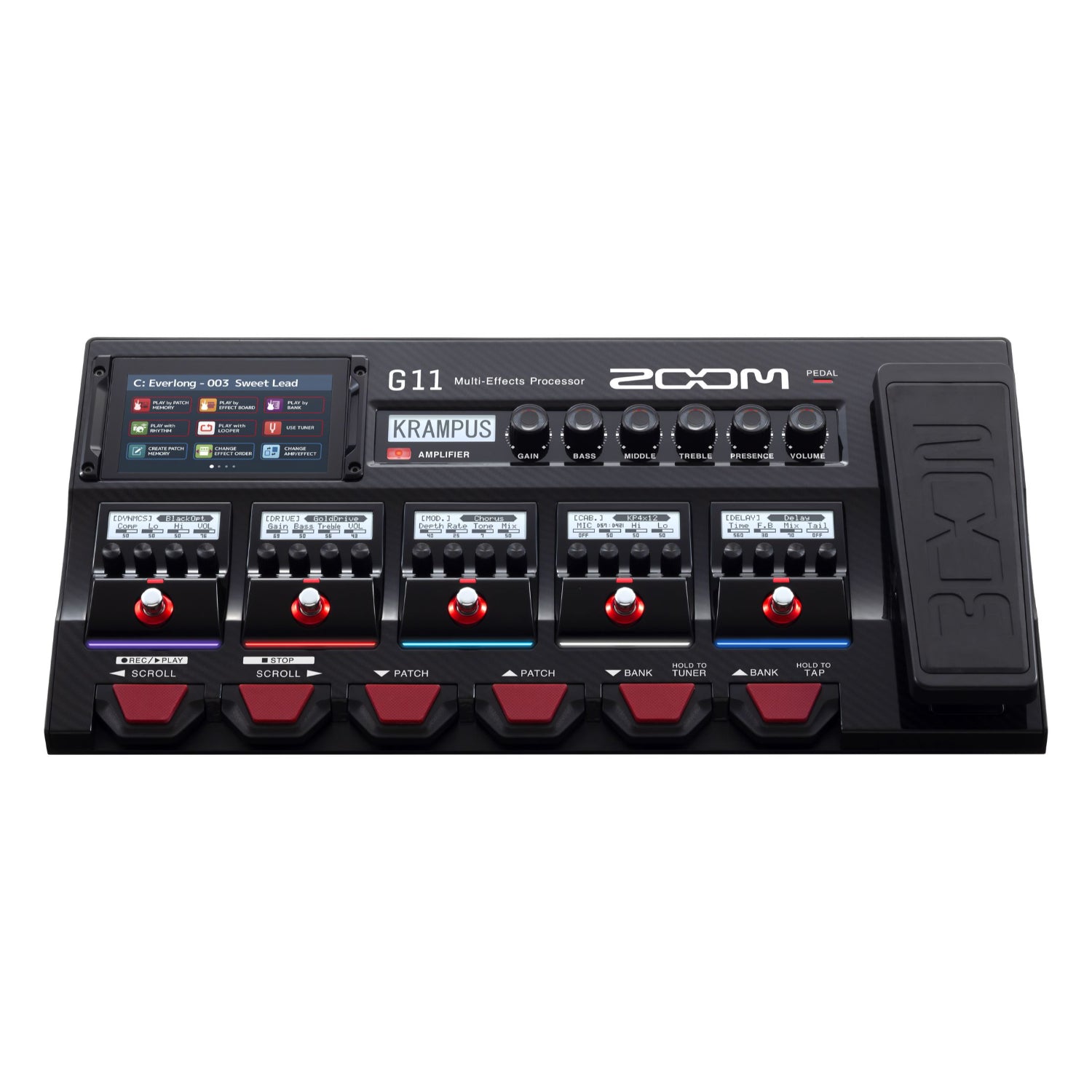 Zoom Guitar Processors Zoom G11 Multi Effects Processor for Guitars