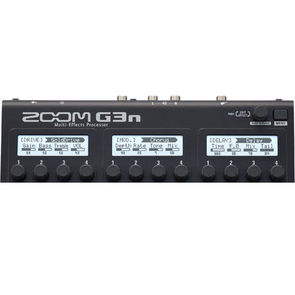 zoom guitar processors zoom g3xn multi effects processor expression pedal with headphone, guitar cable and polishing cloth