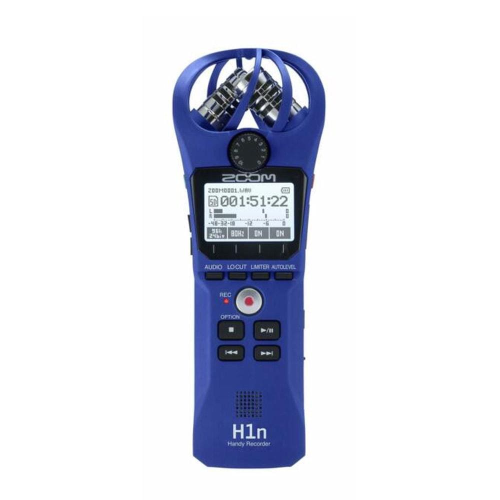 Zoom Portable Field Recorders Blue Zoom H1N Handy Portable Digital Audio Recorder