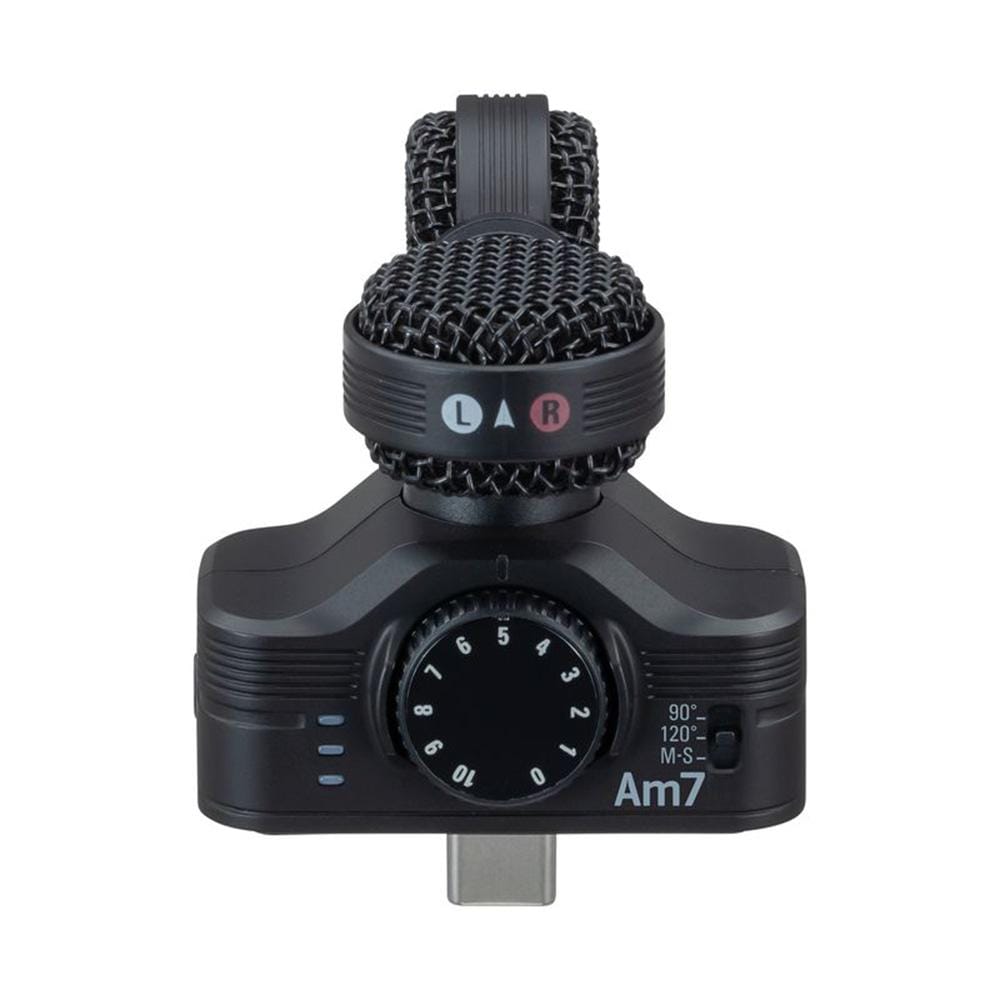 zoom portable field recorders zoom am 7 stereo microphone