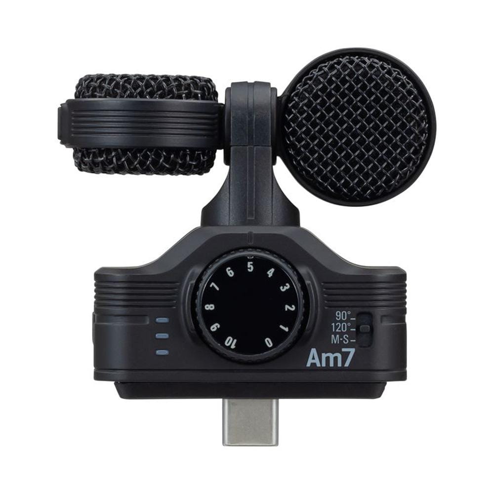 zoom portable field recorders zoom am 7 stereo microphone