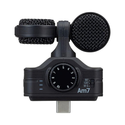 zoom portable field recorders zoom am 7 stereo microphone