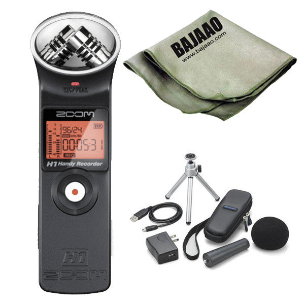 Zoom Portable Field Recorders Zoom H1 Portable Digital Audio Recorder Bundle