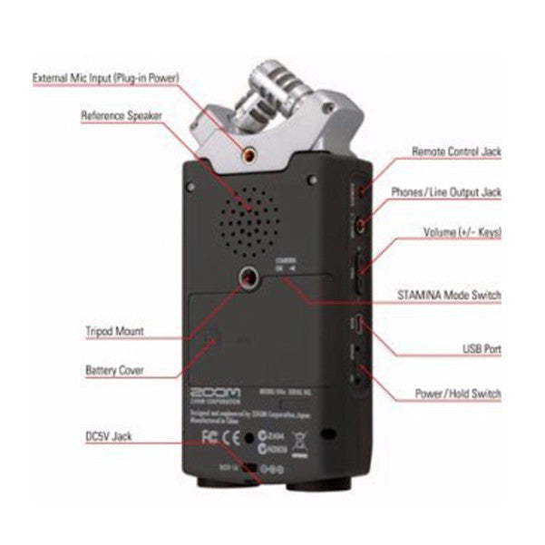 Zoom Portable Field Recorders Zoom H4NSP Digital Multitrack Recorder