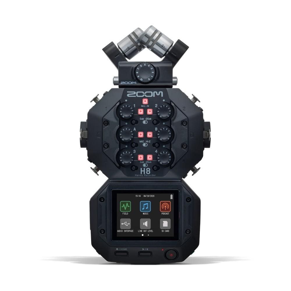 zoom portable field recorders zoom h8 handy recorder