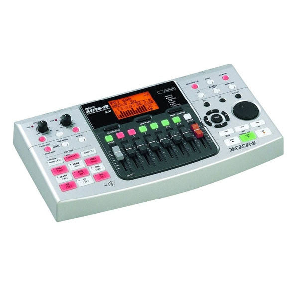 zoom portable field recorders zoom mrs-8sd multitrack recording studio