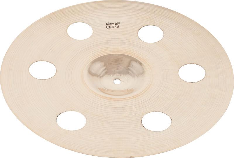 Zultan Crash Cymbals Zultan 16inch Rock Beat Crash Holey