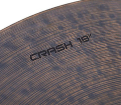 Zultan Crash Cymbals Zultan 18inch Crash Dark Matter