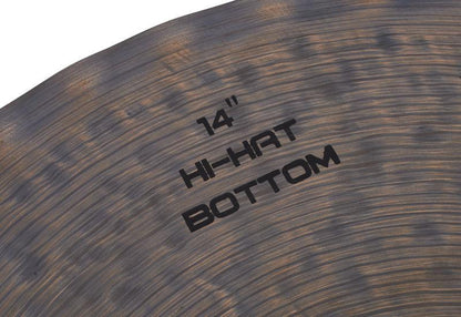 zultan hi hat cymbals zultan 14inch hi-hat inchdalgeinch dark matter