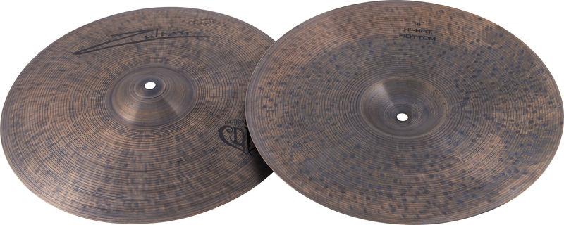 zultan hi hat cymbals zultan 14inch hi-hat medium dark matter