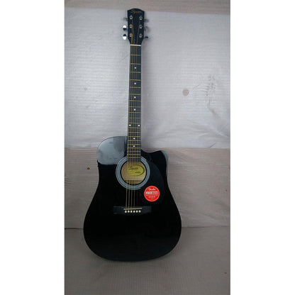 Fender Electro Acoustic Guitars 202101551468 Fender SA105CE Electro - Acoustic Guitar - Black - Open Box B Stock