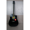 Fender Electro Acoustic Guitars 202101551468 Fender SA105CE Electro - Acoustic Guitar - Black - Open Box B Stock
