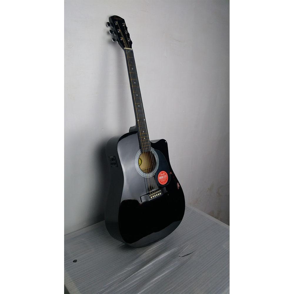 Fender Electro Acoustic Guitars 202101566993 Fender SA105CE Electro - Acoustic Guitar - Black - Open Box B Stock