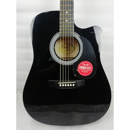 Fender Electro Acoustic Guitars Fender SA105CE Electro - Acoustic Guitar - Black - Open Box B Stock