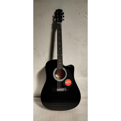 Fender Electro Acoustic Guitars 202101653586 Fender SA105CE Electro - Acoustic Guitar - Black - Open Box B Stock