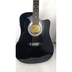 Fender Electro Acoustic Guitars Fender SA105CE Electro - Acoustic Guitar - Black - Open Box B Stock