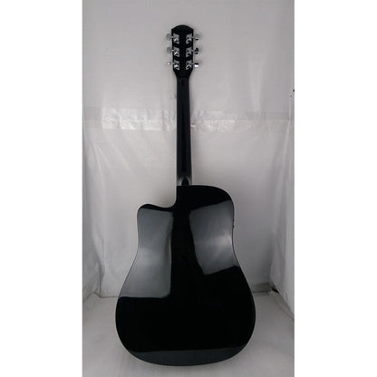 Fender Electro Acoustic Guitars Fender SA105CE Electro - Acoustic Guitar - Black - Open Box B Stock