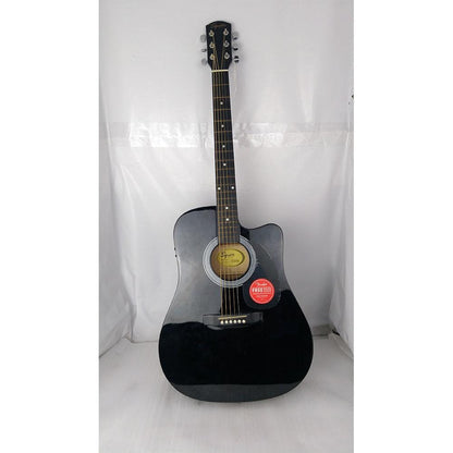 Fender Electro Acoustic Guitars 202101684020 Fender SA105CE Electro - Acoustic Guitar - Black - Open Box B Stock