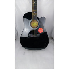 Fender Electro Acoustic Guitars Fender SA105CE Electro - Acoustic Guitar - Black - Open Box B Stock