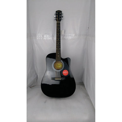Fender Electro Acoustic Guitars 202101685194 Fender SA105CE Electro - Acoustic Guitar - Black - Open Box B Stock