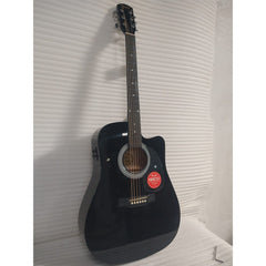 Fender Electro Acoustic Guitars 202101707473 Fender SA105CE Electro - Acoustic Guitar - Black - Open Box B Stock