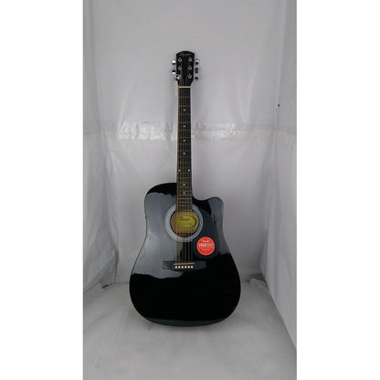 Fender Electro Acoustic Guitars 202101707500 Fender SA105CE Electro - Acoustic Guitar - Black - Open Box B Stock