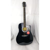 Fender Electro Acoustic Guitars 202101728242 Fender SA105CE Electro - Acoustic Guitar - Black - Open Box B Stock