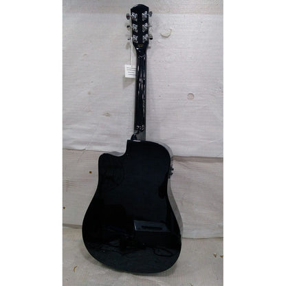 Fender Electro Acoustic Guitars Fender SA105CE Electro - Acoustic Guitar - Black - Open Box B Stock