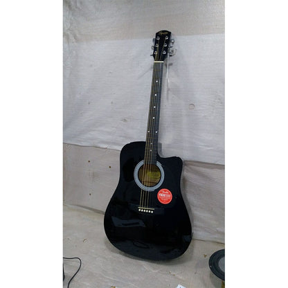 Fender Electro Acoustic Guitars 202101730186 Fender SA105CE Electro - Acoustic Guitar - Black - Open Box B Stock