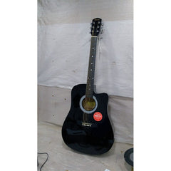 Fender Electro Acoustic Guitars 202101730186 Fender SA105CE Electro - Acoustic Guitar - Black - Open Box B Stock
