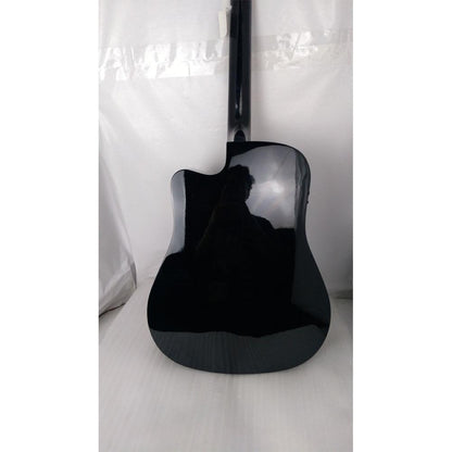 Fender Electro Acoustic Guitars Fender SA105CE Electro - Acoustic Guitar - Black - Open Box B Stock